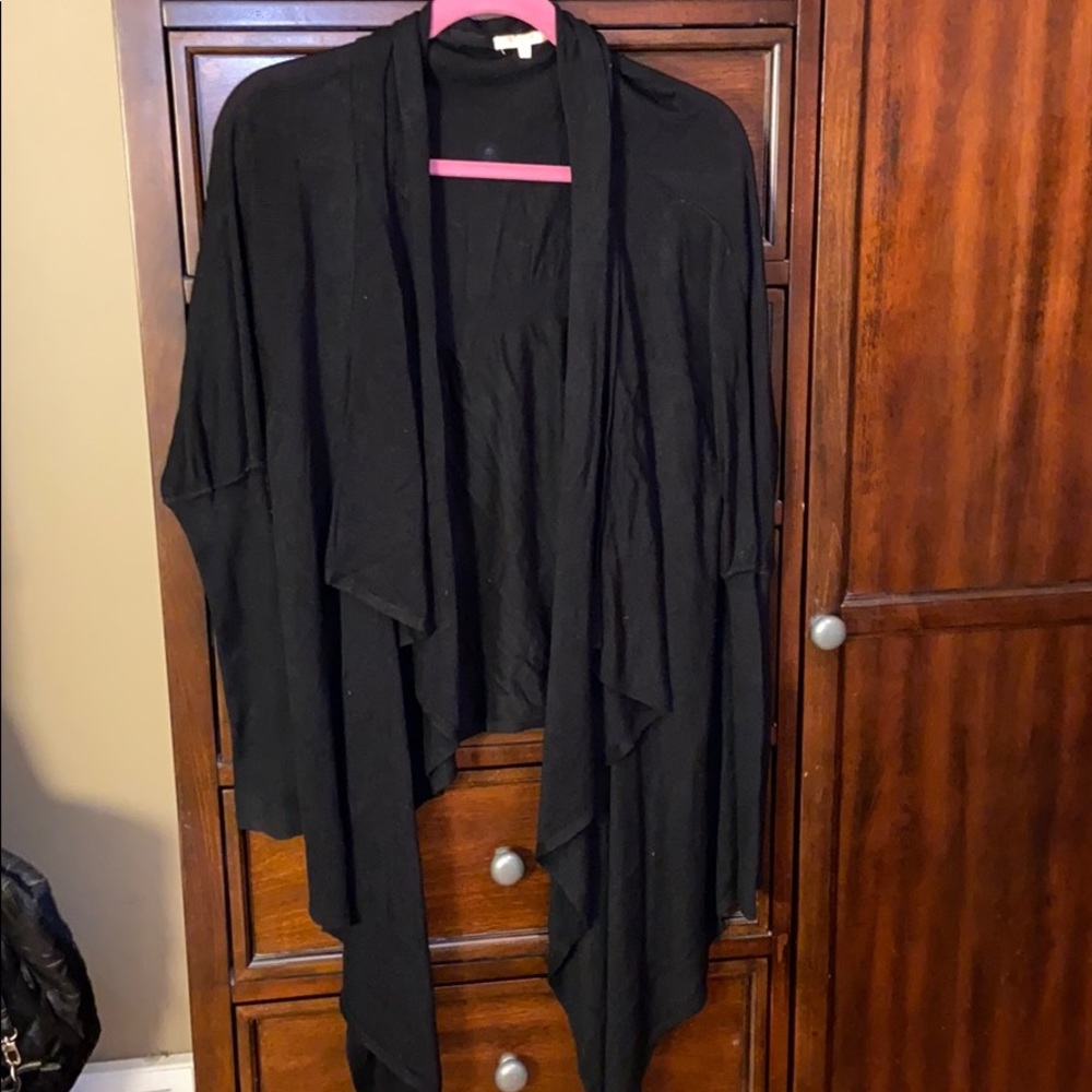 Black cardigan